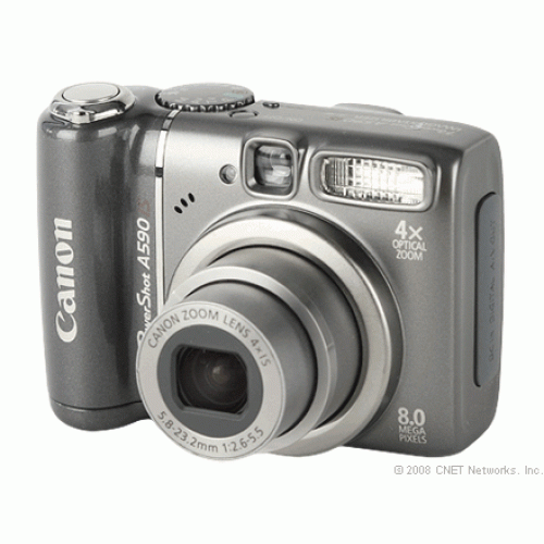 Canon PowerShot A590 8MP Digital Camera with 4x Optical Image